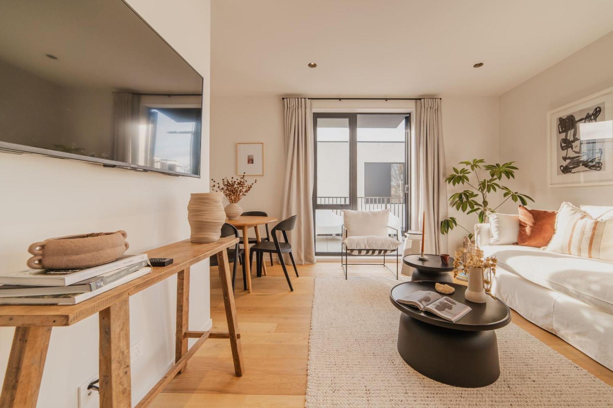 הוילה כרייסטצ'רץ' Chic And Contemporary Living At Cambridge Terrace מראה חיצוני תמונה