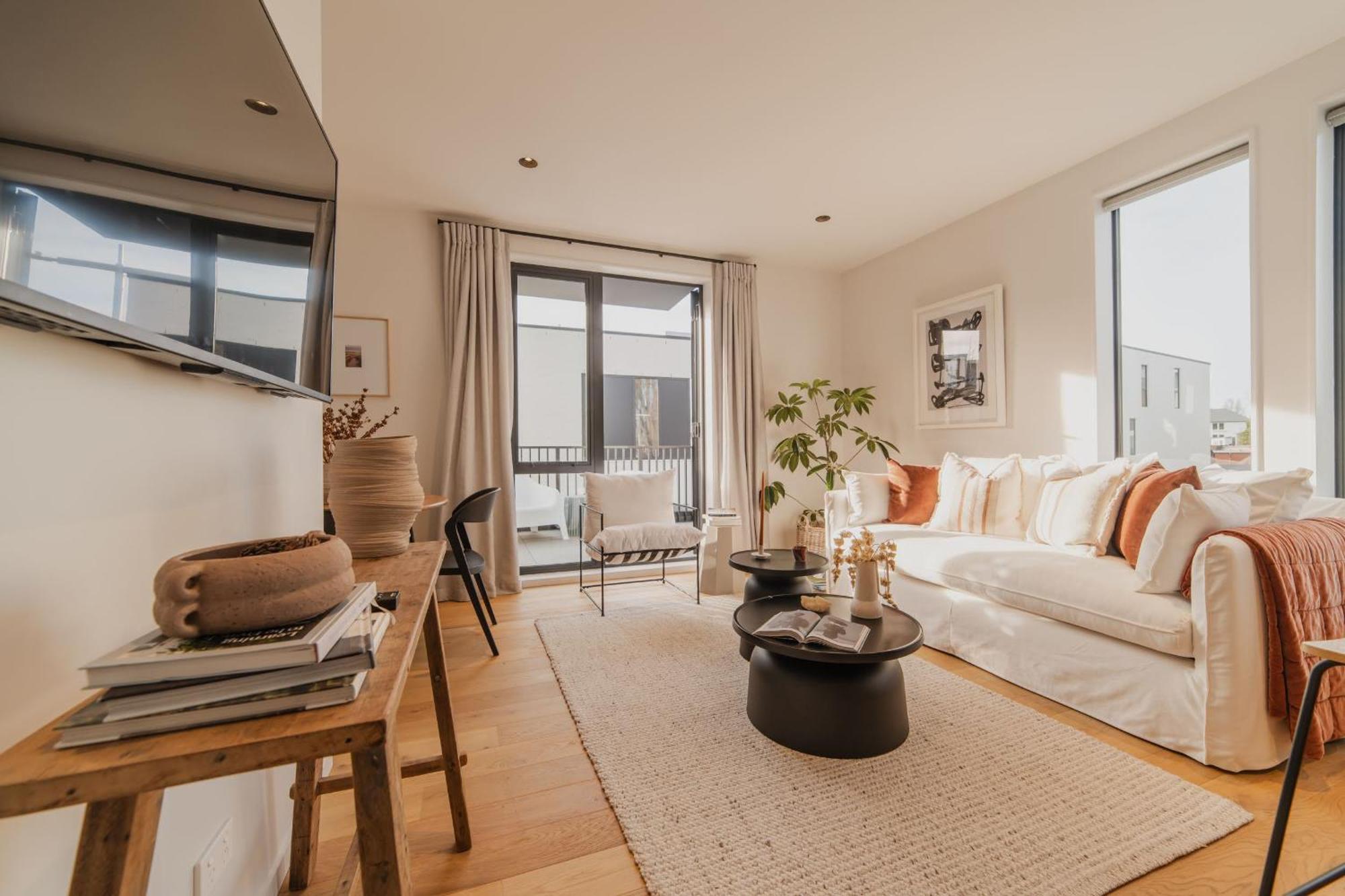 הוילה כרייסטצ'רץ' Chic And Contemporary Living At Cambridge Terrace מראה חיצוני תמונה