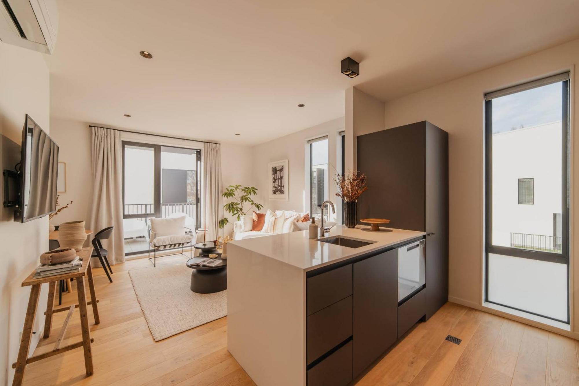 הוילה כרייסטצ'רץ' Chic And Contemporary Living At Cambridge Terrace מראה חיצוני תמונה